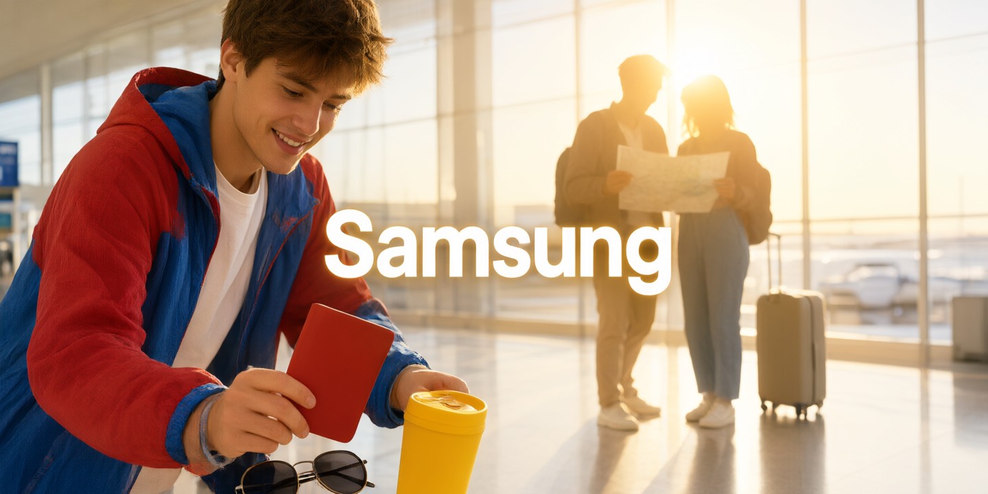 Samsung Hong Kong Limited-Time Electronics Deals A modern display of Samsung electronics featuring the latest Galaxy smartphones and home appliances in a bright retail setting.