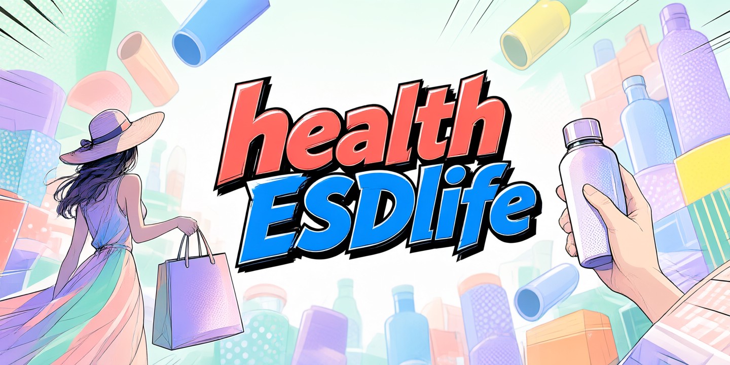 Health ESDlife Online Shopping Deals and Tips A person browsing health products on the Health ESDlife website.