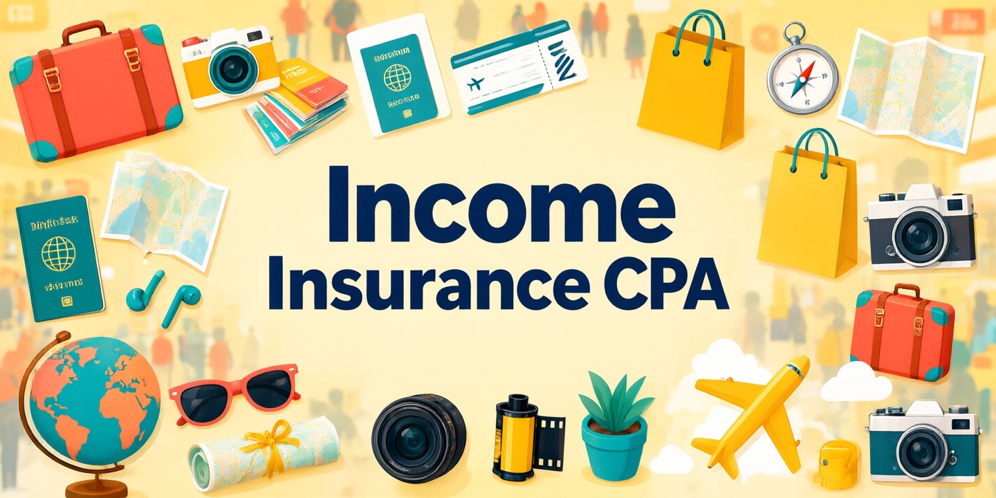 Income Insurance Limited Deals and Coverage Options A traveler checking their smartphone with an Income Insurance Limited policy active on the screen while standing in a modern airport termina