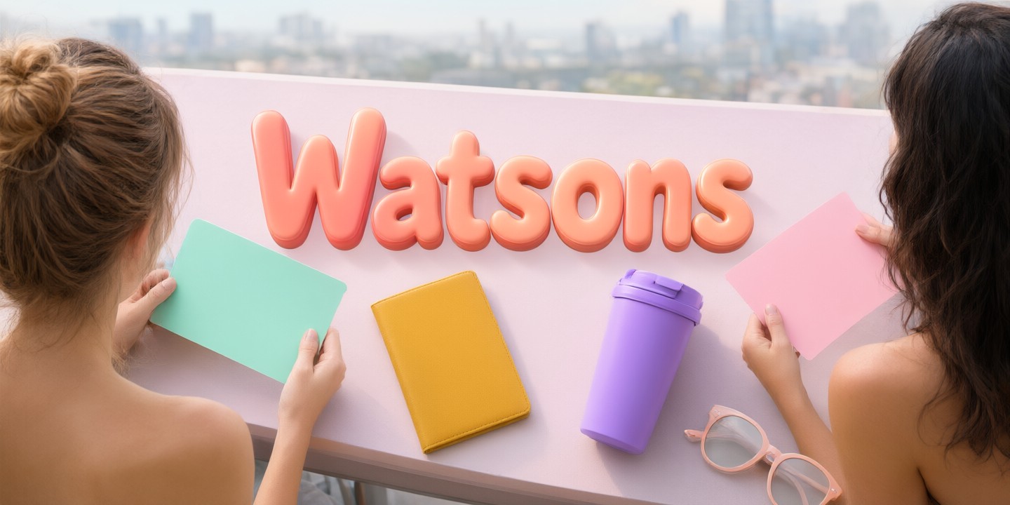Watsons Hong Kong Beauty and Wellness Deals Guide A curated selection of skincare and personal care products displayed in a bright Watsons store aisle.
