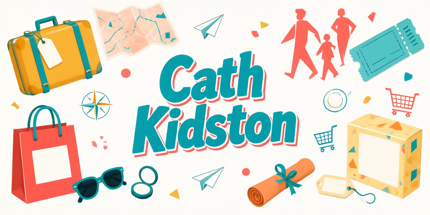 Cath Kidston Limited-Time Offer Guide A display of colorful floral-patterned handbags and accessories from the Cath Kidston collection.
