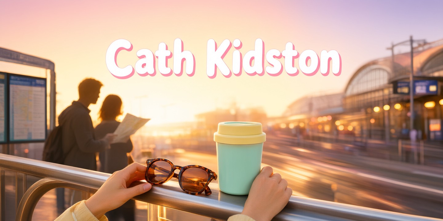 Cath Kidston Limited-Time Offers for Global Shoppers A curated selection of Cath Kidston floral-patterned handbags and home textiles arranged elegantly on a wooden table.