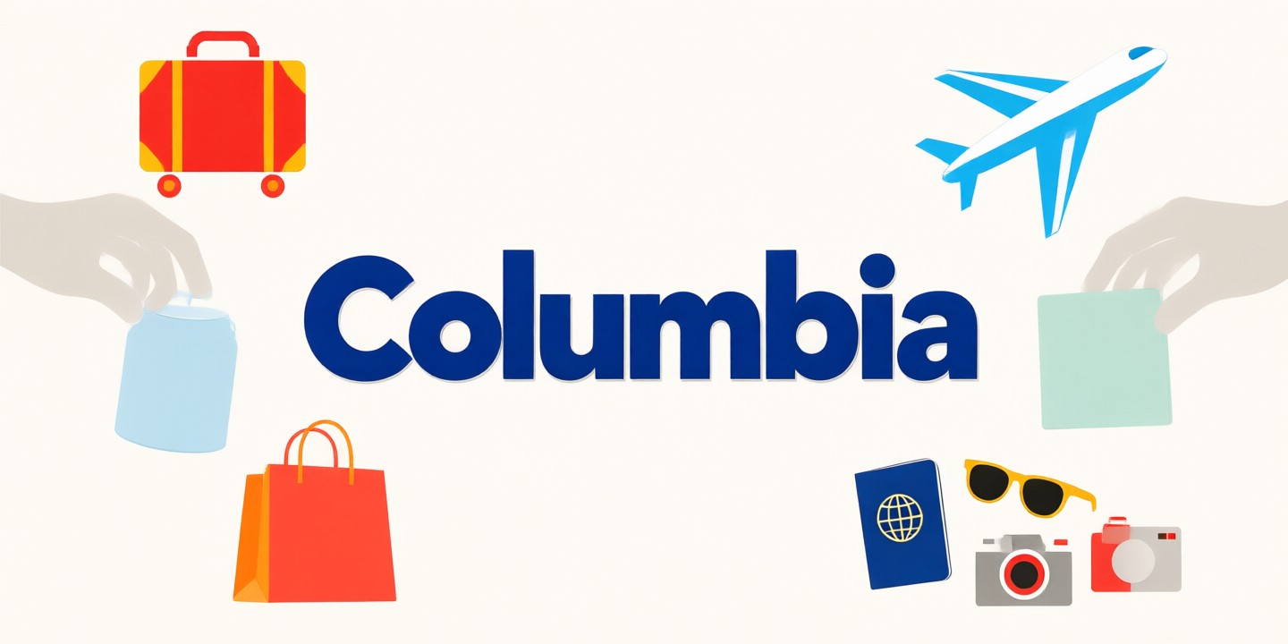 Columbia HK Limited-Time Offers for Outdoor Gear A person wearing a Columbia jacket while hiking in a scenic mountain landscape.