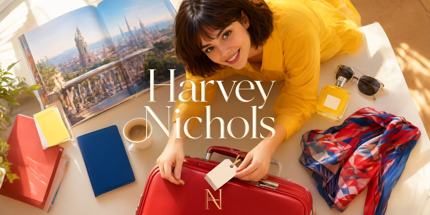 Harvey Nichols Limited-Time Fashion Offers A curated display of luxury apparel and accessories from the latest Harvey Nichols collection.