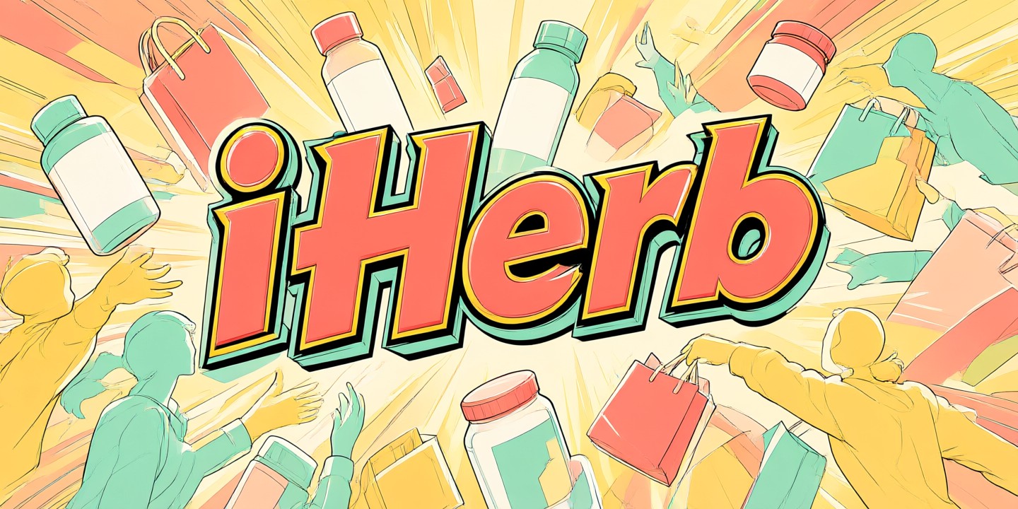 iHerb Natural Products: Limited-Time Deals Guide A curated selection of iHerb natural products including vitamins and skincare arranged neatly on a shelf.