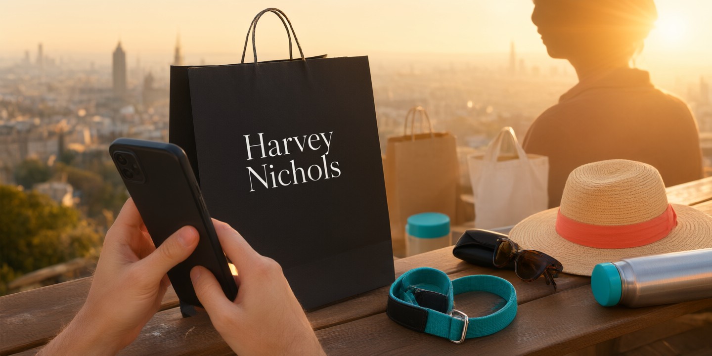 Harvey Nichols Deals: Luxury Fashion & Beauty Offers A curated selection of premium products from the Harvey Nichols collection displayed in a modern retail setting.