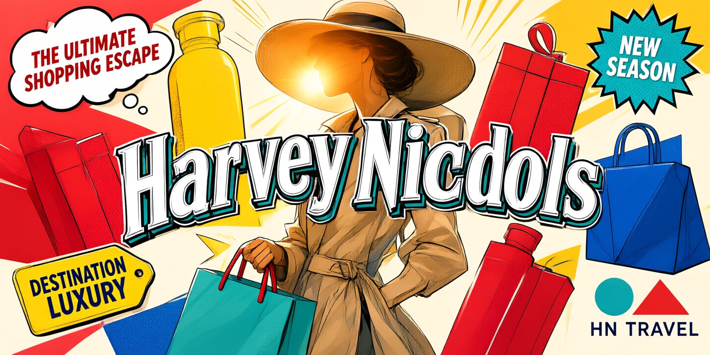Harvey Nichols Limited-Time Offer Guide A curated display of luxury apparel and cosmetics at Harvey Nichols.