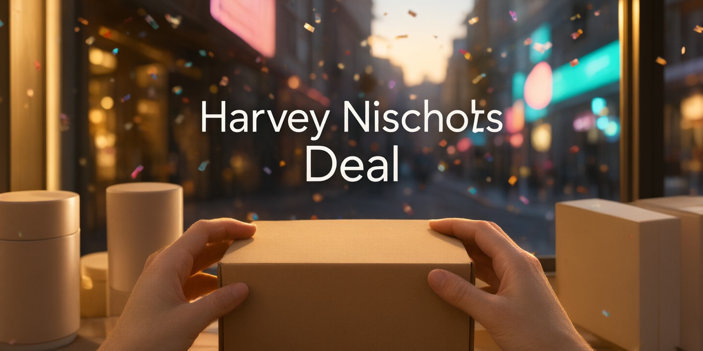 Harvey Nichols Luxury Fashion and Beauty Deals Guide A curated selection of high-end apparel and accessories from the Harvey Nichols collection displayed in a modern boutique setting.