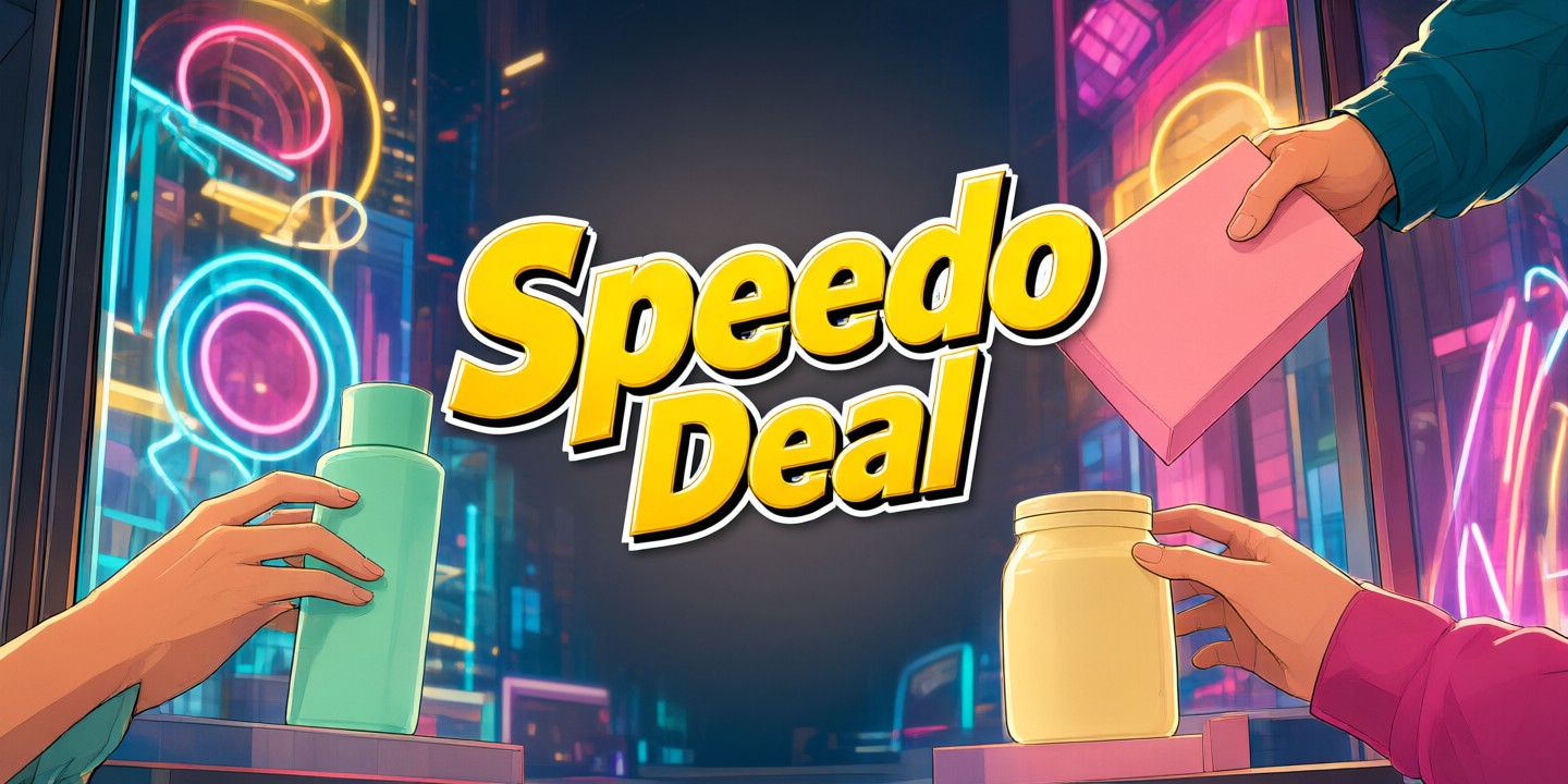 Speedo HK Limited-Time Offer: Premium Swimwear Deals A display of colorful Speedo HK swimwear arranged in a modern retail setting.