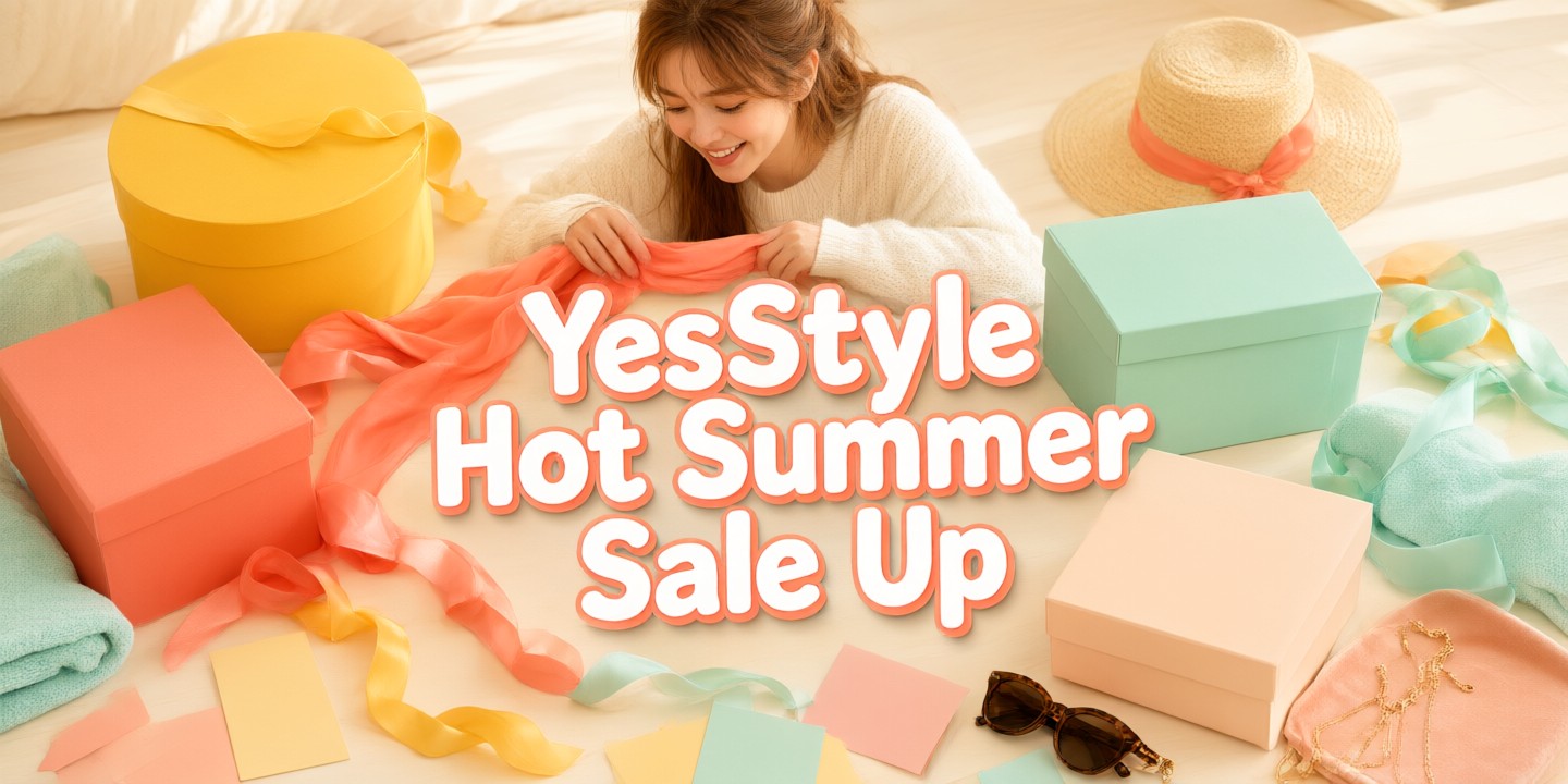 YesStyle Fashion Deals: Shop Trending Asian Styles A curated collection of vibrant Korean and Japanese clothing displayed on a rack at YesStyle.