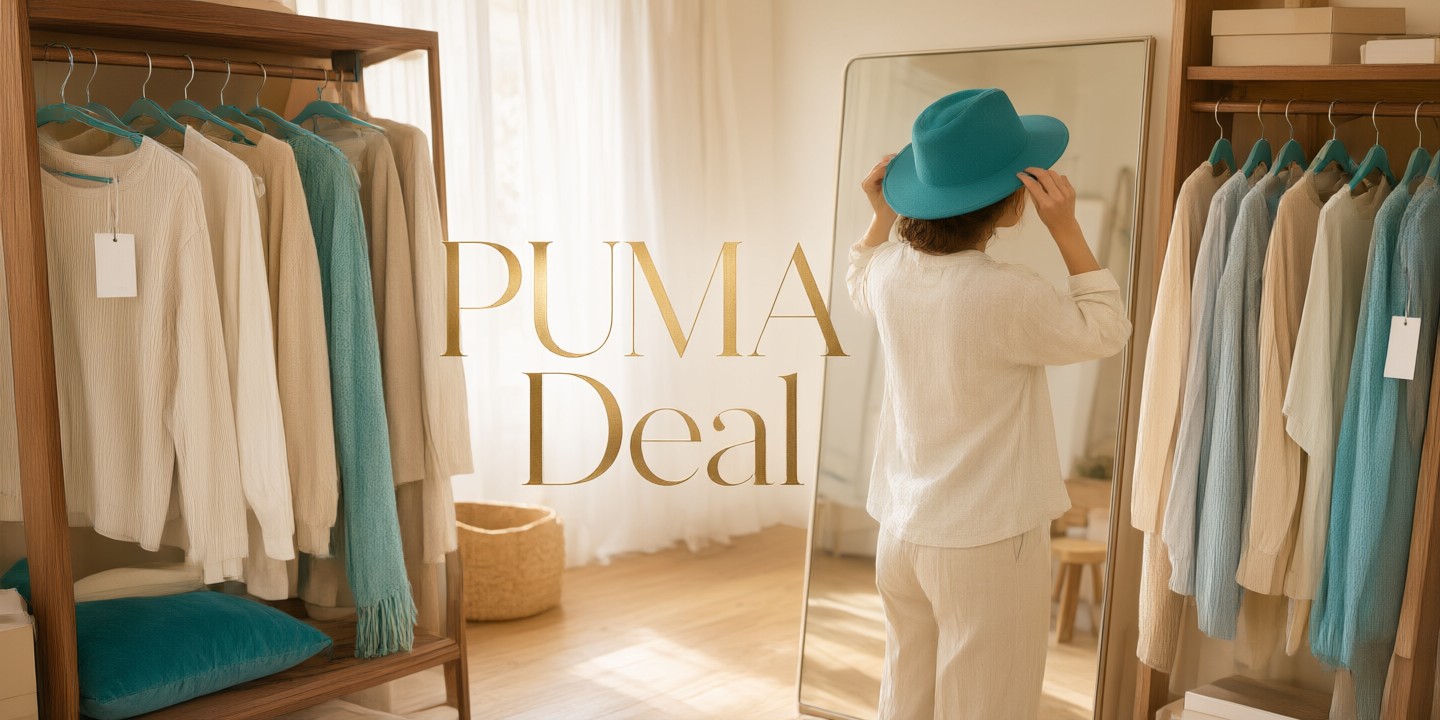 PUMA HK Limited-Time Sports Apparel Offers Athletes wearing PUMA HK branded running shoes and jackets in an urban setting