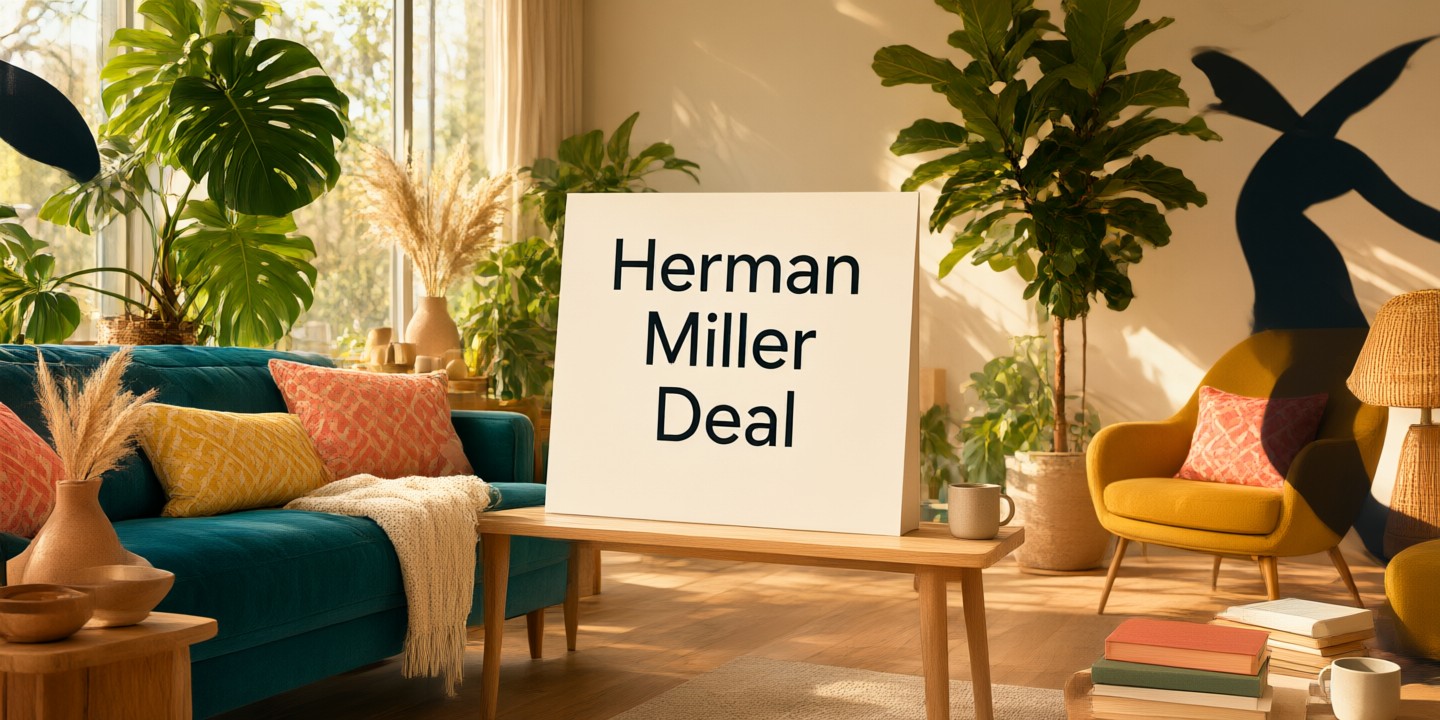 Herman Miller HK: Premium Office Furniture Deals A modern home office setup featuring an iconic Herman Miller chair and desk in a bright workspace.