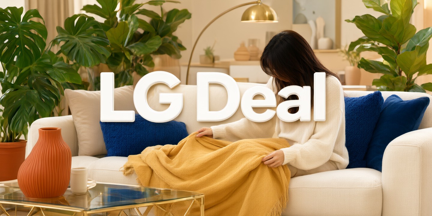 LG Electronics Hong Kong Limited-Time Home Appliance Deals A modern kitchen setup featuring sleek LG Electronics appliances in a bright, contemporary home environment.