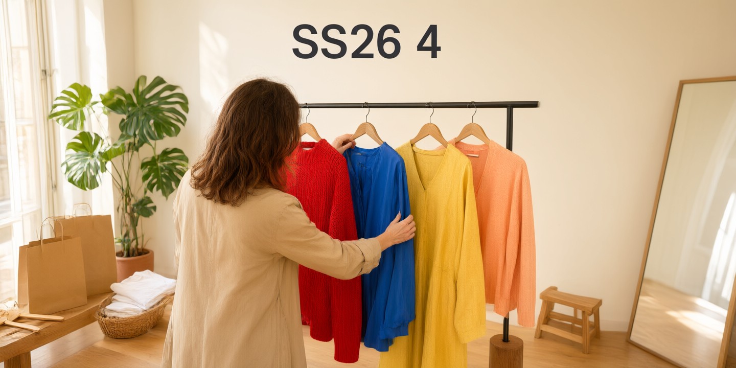 ITeSHOP Fashion Deals: Curated Asian Styles A stylish flat lay of contemporary clothing items featured in the ITeSHOP collection.