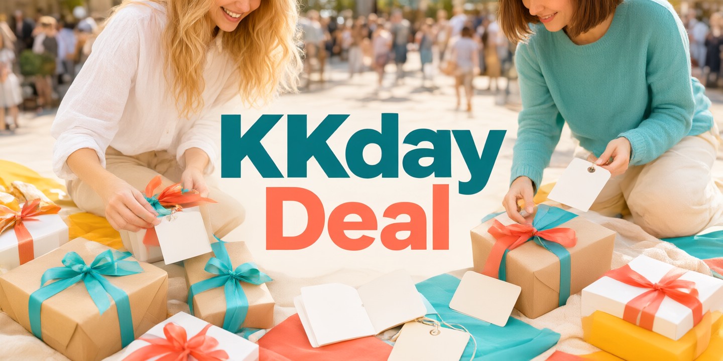 KKday Travel Deals: Guide to Booking Asia Experiences A traveler using a smartphone to browse KKday travel deals for Asian destinations.