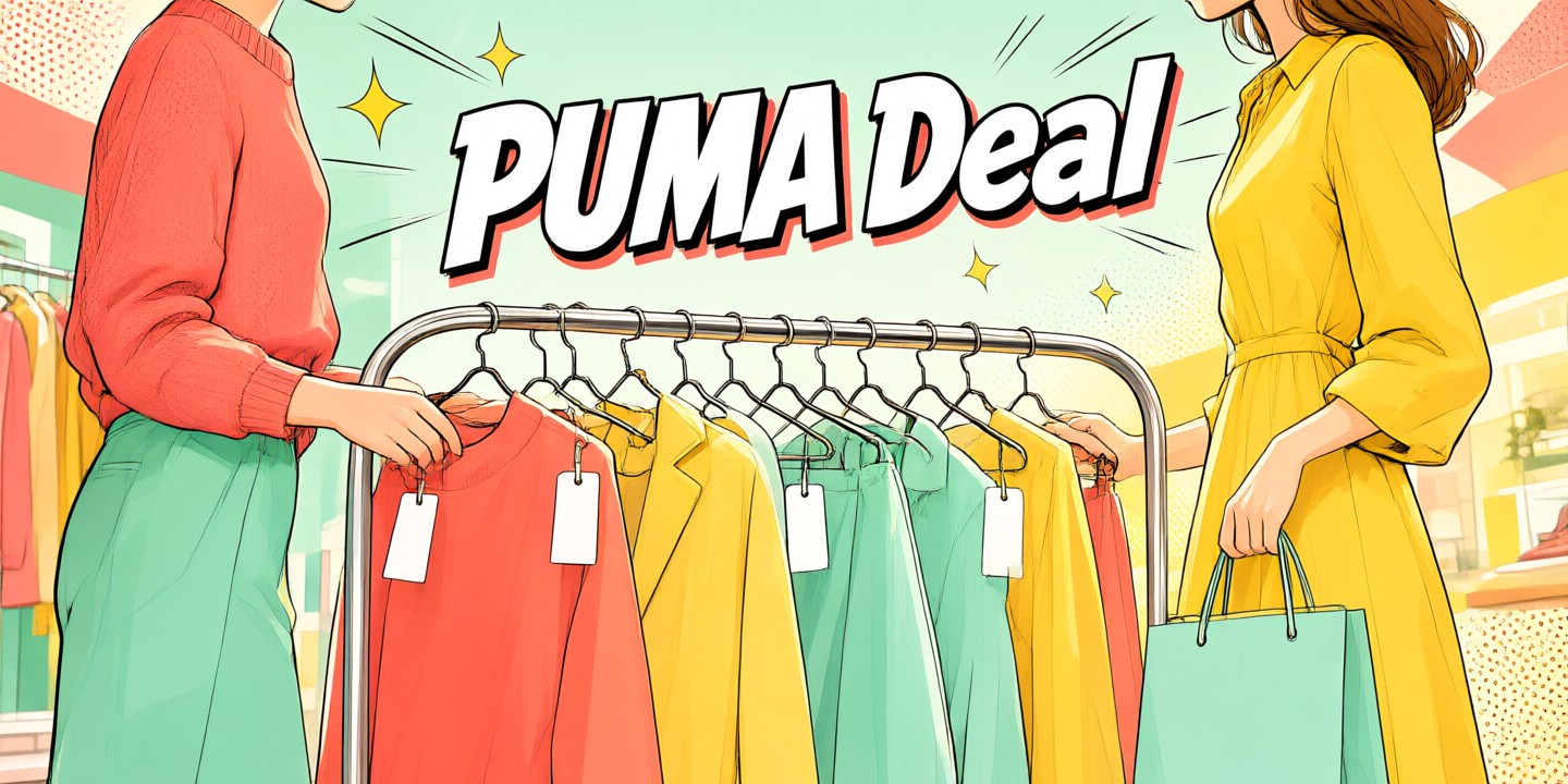 PUMA Sportswear Deals in Malaysia: Limited-Time Offers A display of modern PUMA sportswear including running shoes and athletic jackets.