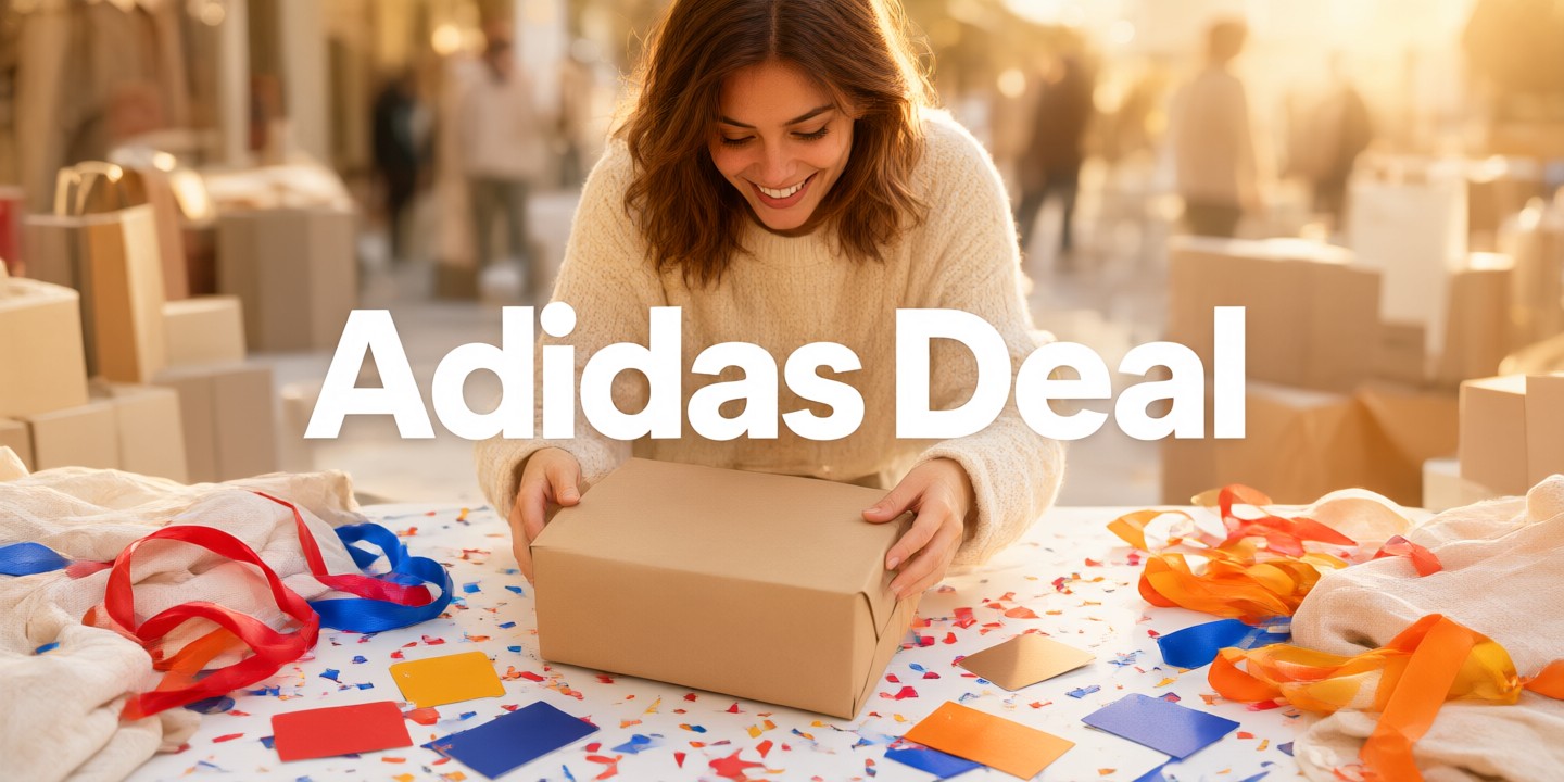Adidas Indonesia: Limited-Time Sportswear Deals A display of modern Adidas Indonesia sneakers and sportswear in a bright retail setting.