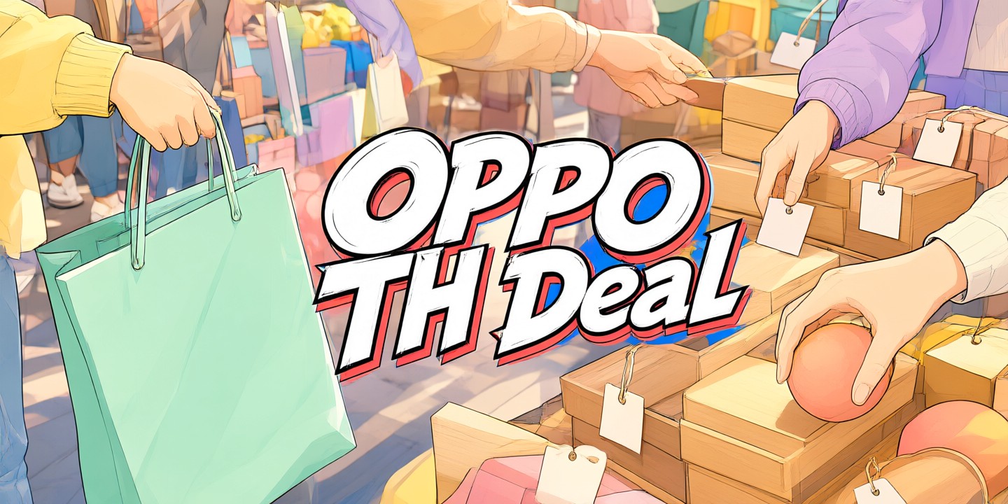 OPPO TH Deals: Limited-Time Offers for Global Shoppers A sleek smartphone display featuring the latest OPPO models in a modern retail setting.