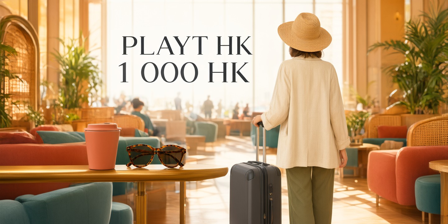 KKday Travel Deals: Plan Your Next Asia Trip A traveler checking the KKday app on a smartphone while holding a boarding pass at an airport terminal.