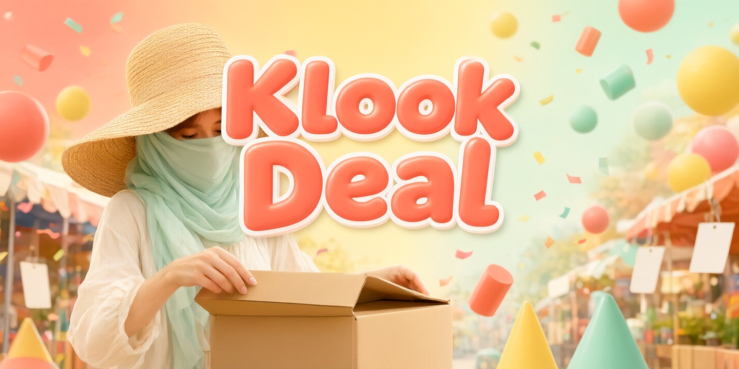 Klook Deals: Limited-Time Travel Offers for Asia A traveler booking a scenic tour in Kyoto using the Klook app interface.