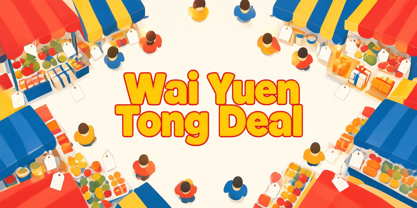 Wai Yuen Tong Traditional Chinese Medicine Deals A display of various herbal medicines and wellness products from Wai Yuen Tong arranged neatly in a modern pharmacy setting.