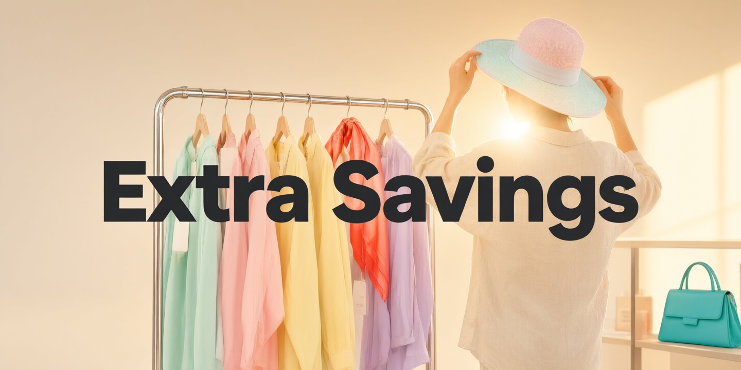 ITeSHOP Fashion Deals for Global Shoppers A stylish display of contemporary clothing racks showcasing the diverse collection available through ITeSHOP fashion deals.