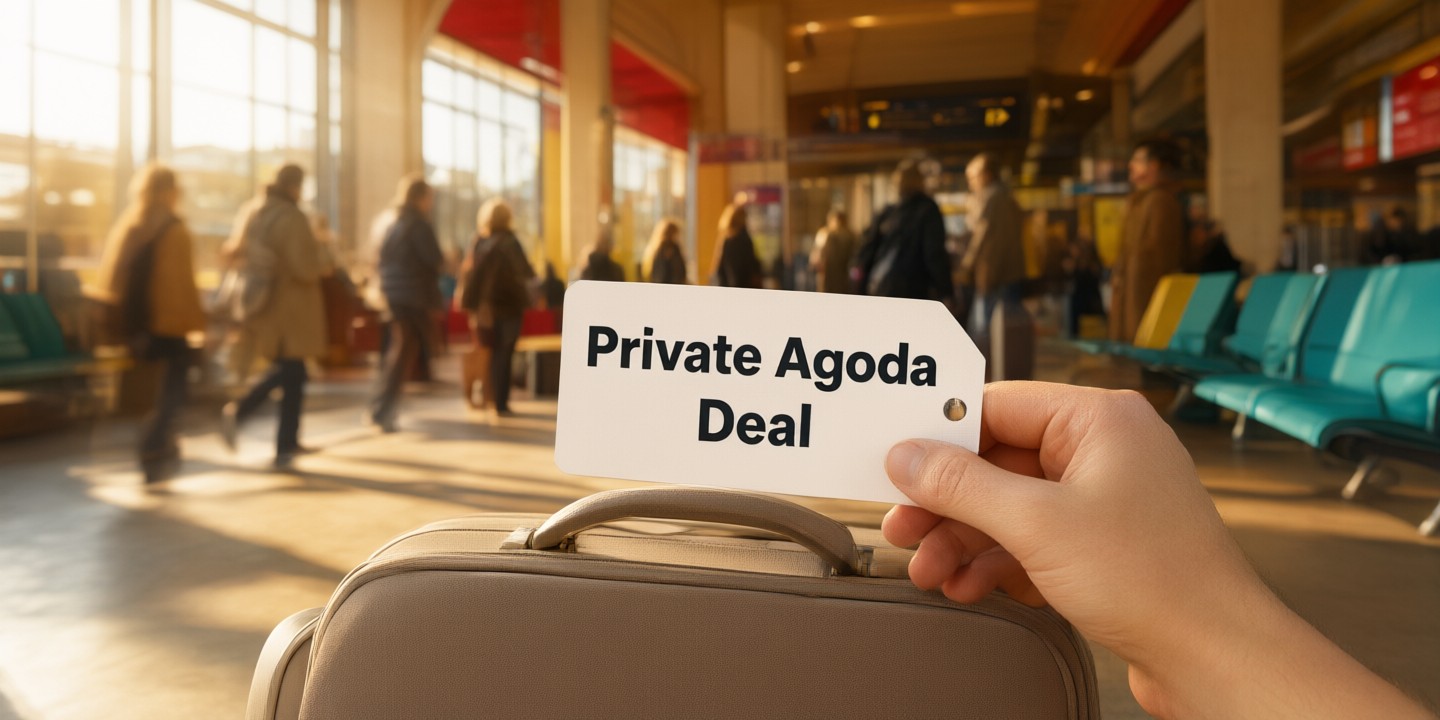Agoda Travel Deals: Smart Booking Tips for Asia A traveler checking hotel options on a mobile device while browsing Agoda travel deals.