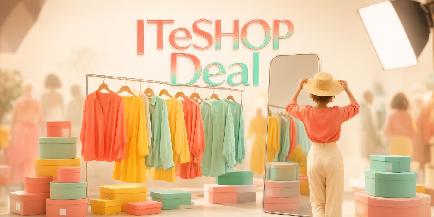 ITeSHOP Fashion Deals: Limited-Time Offer Guide A curated selection of trendy clothing items displayed on a digital interface representing ITeSHOP fashion deals.