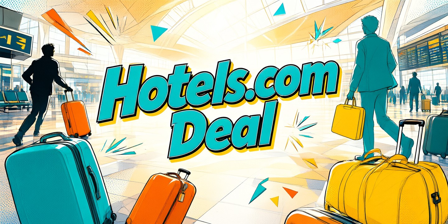 Hotels.com Booking Deals for Global Travelers Traveler using the Hotels.com app to book a hotel in Tokyo.
