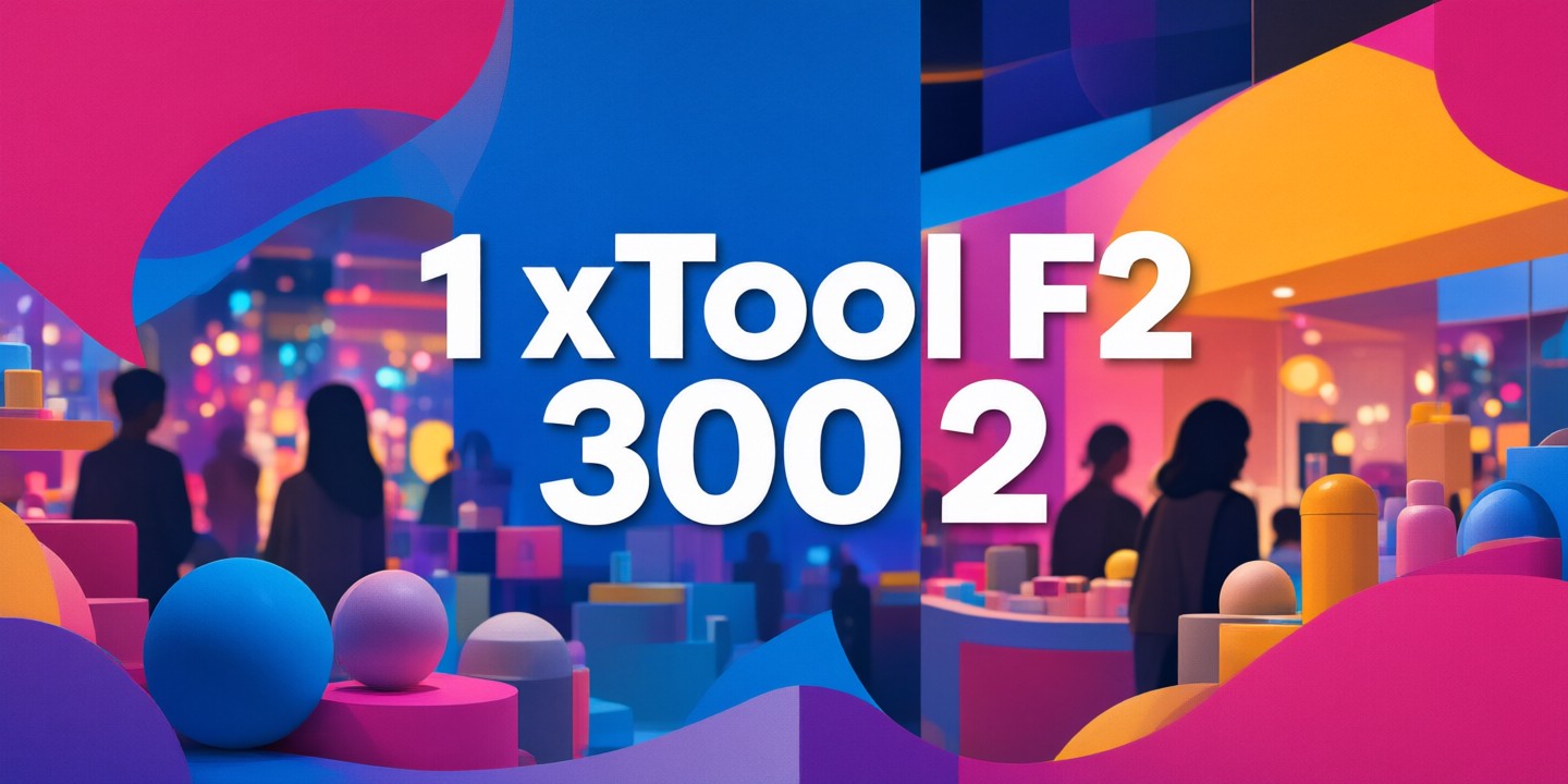 xTool Deals: Premium Laser Engravers & Cutters A sleek xTool laser engraver working on a wooden surface in a modern studio setting.
