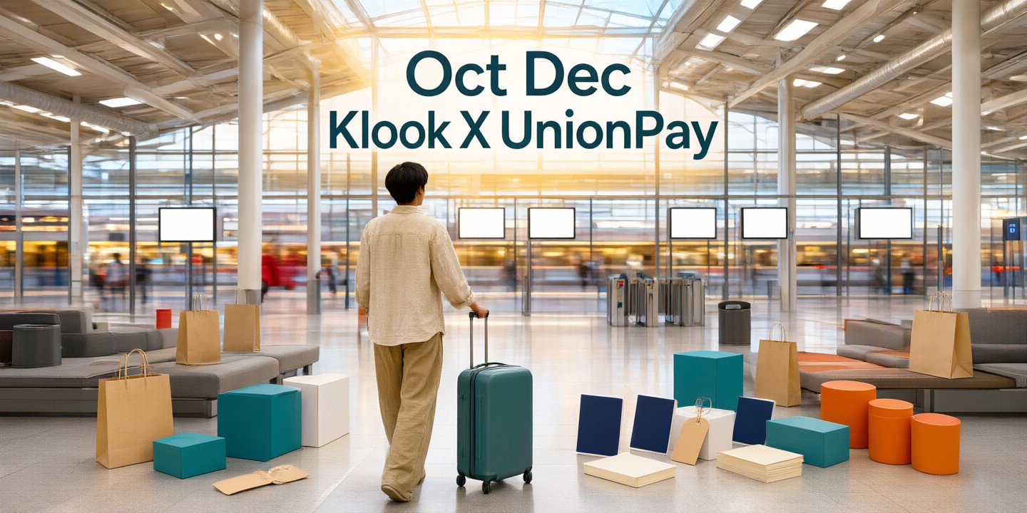 Klook Travel Deals: Japan, Korea & Southeast Asia A traveler using the Klook app to book a tour in Tokyo.
